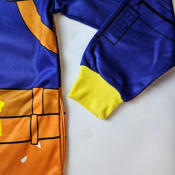 FortNite Beef Boss Boys Hoodie Jacket Large Mesh Eyes Masked Full Zip Co… - Picture 7 of 12